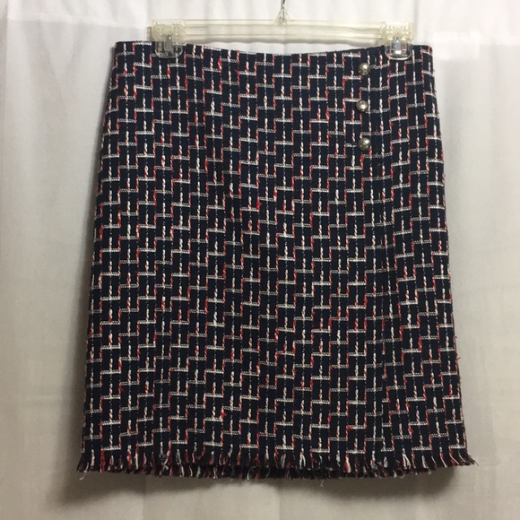 Talbots Dresses & Skirts - Navy Blue Talbots Tweed Skirt